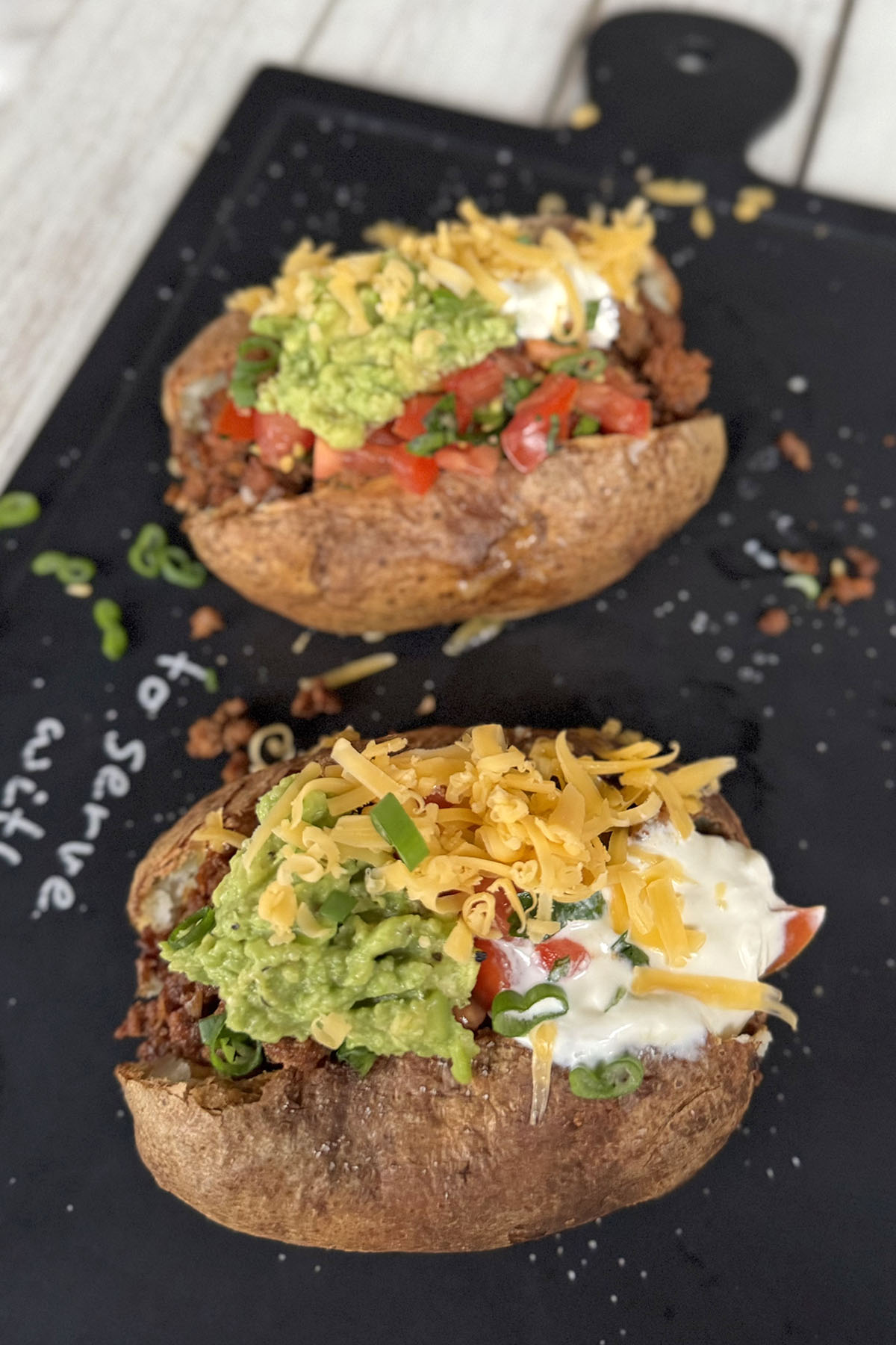 Baked Potatoes with Taco-Seasoned Ground Beef Topping Baked Potatoes with Taco-Seasoned Ground Beef Topping