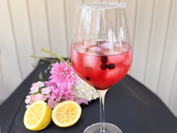 Blueberry Lemon Drop Cocktail Recipe (with Vodka)