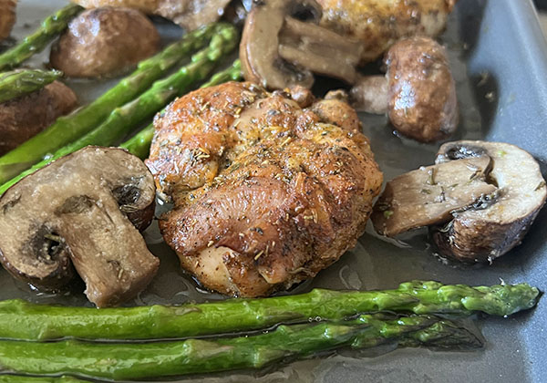 Chicken and Asparagus Sheet Pan Dinner