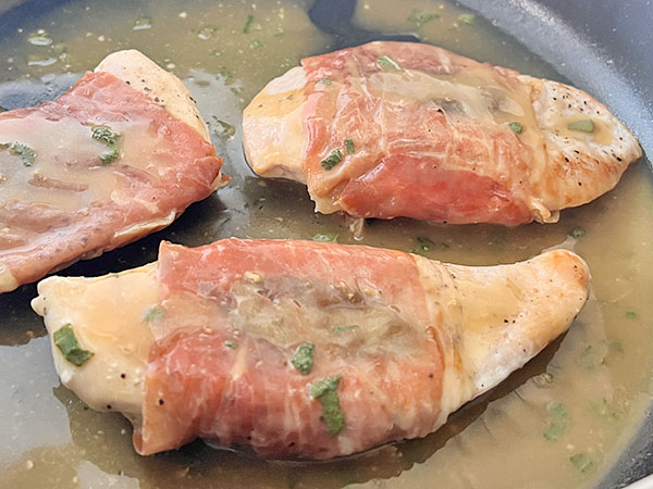 Chicken Breasts with Prosciutto