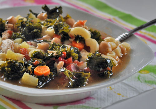 Easy Chicken Minestrone Soup