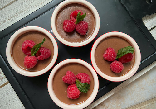 Coconut Cream Chocolate Pots (no added sugar!)