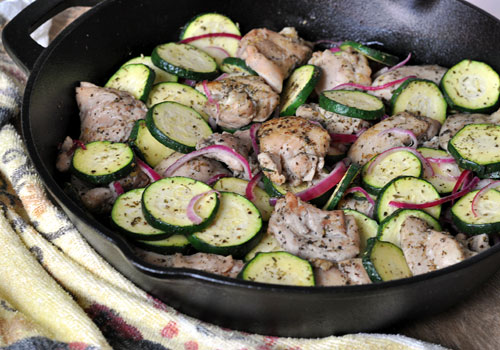 Easy Chicken and Zucchini Bake