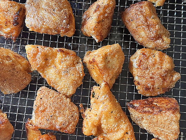 Gluten-Free Pickle-Brined Chicken Bites