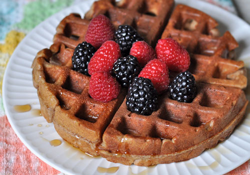 Healthy No Sugar/ No Flour Waffle Recipe