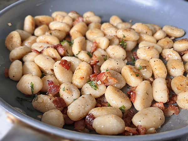 Pan Fried Gnocchi