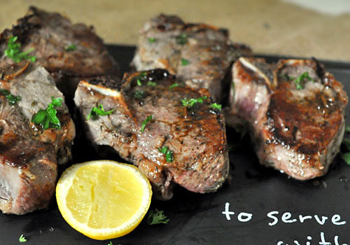 Обжаренная Баранья Корейка