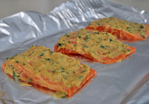 Baked Dijon-Garlic Salmon photo instruction 2