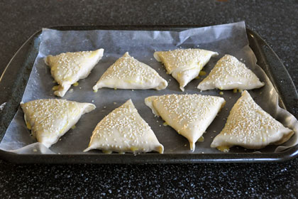 Слоеная Самса с Курицей пошаговое фото 15