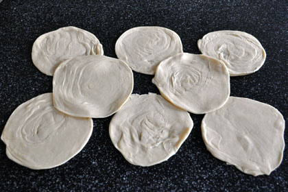 Слоеная Самса с Курицей пошаговое фото 9