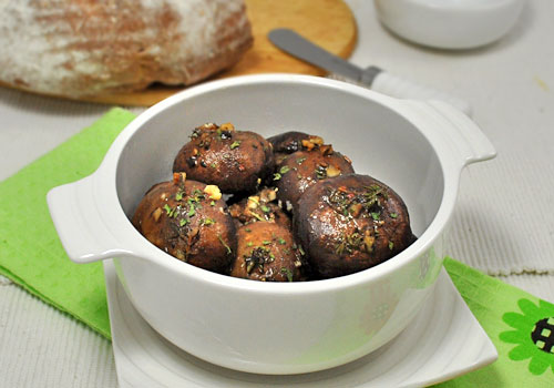 Baked Cremini (Baby Bella) Mushrooms
