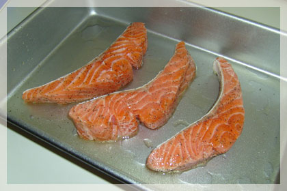 Запеченный Лосось со Сливочным Соусом пошаговое фото 1