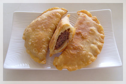 Beef Chebureki (Deep Fried Beef Dumplings)