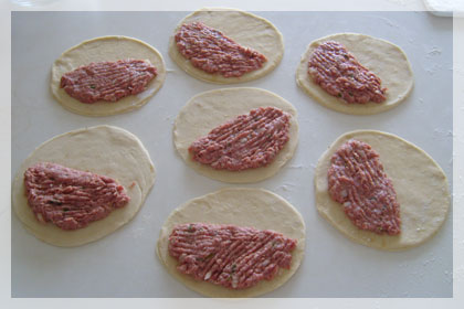 Beef Chebureki (Deep Fried Beef Dumplings) photo instruction 3