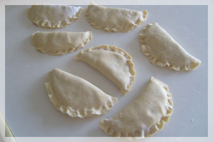 Beef Chebureki (Deep Fried Beef Dumplings) photo instruction 5