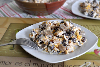 Салат с Фасолью и Курицей пошаговое фото 3