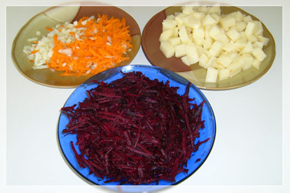Borscht (Beet Soup) photo instruction 1