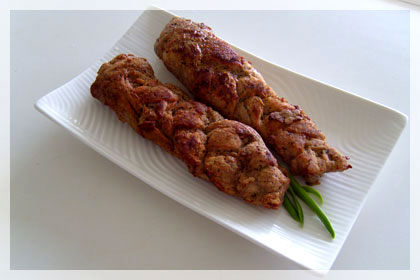 Braided Pork Tenderloin