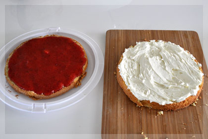 Cake with Strawberry Filling photo instruction 10