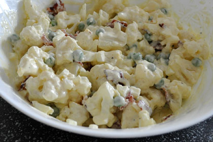 Cauliflower Salad with Peas photo instruction 6
