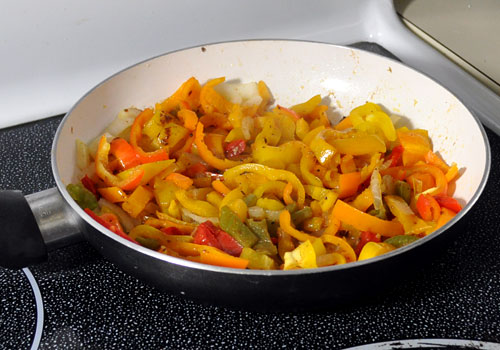 Мексиканские Кесадильи с Курицей и Перцем пошаговое фото 2