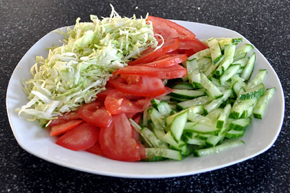 Chicken Shawarma with Vegetables photo instruction 4 Chicken Shawarma with Vegetables photo instruction 4