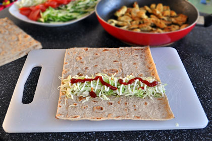 Chicken Shawarma with Vegetables photo instruction 5 Chicken Shawarma with Vegetables photo instruction 5