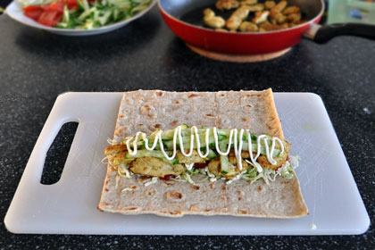 Chicken Shawarma with Vegetables photo instruction 7 Chicken Shawarma with Vegetables photo instruction 7