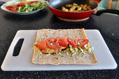 Chicken Shawarma with Vegetables photo instruction 8 Chicken Shawarma with Vegetables photo instruction 8