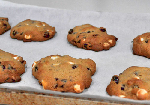 Chocolate and Cranberry Easy Christmas Cookies photo instruction 5