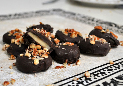 Chocolate and Nut Banana Bites