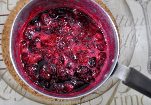 Пирог с клюквой и сливочной начинкой пошаговое фото 2