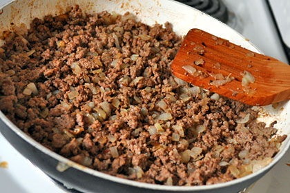 Crepes with Ground Beef Filling photo instruction 4 Crepes with Ground Beef Filling photo instruction 4