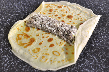 Crepes with Ground Beef Filling photo instruction 7 Crepes with Ground Beef Filling photo instruction 7