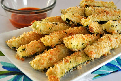 Crispy Baked Zucchini Sticks