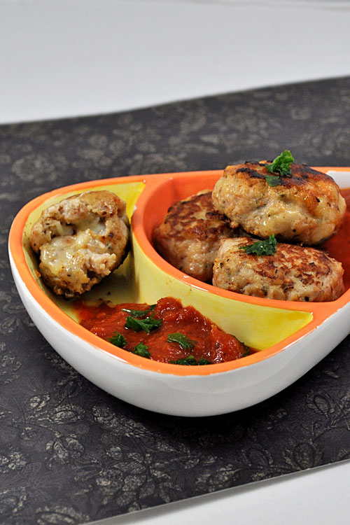 Easy Turkey Meatballs with Mozzarella Photo