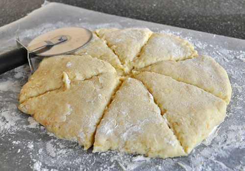 Egg Free Glazed Orange Scones photo instruction 2 Egg Free Glazed Orange Scones photo instruction 2