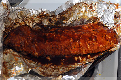 Сочные Свиные Ребрышки под Соусом Барбекю пошаговое фото 4