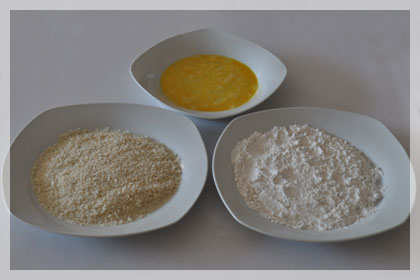 Жареные Кубики Моцареллы пошаговое фото 1