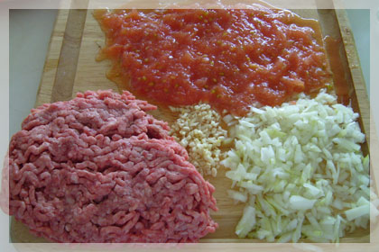 Конкильони Фаршированные Мясом и Сыром пошаговое фото 2