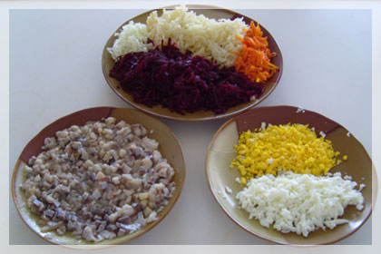 Dressed Herring Under Fur Coat photo instruction 2