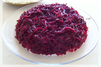 Dressed Herring Under Fur Coat photo instruction 6