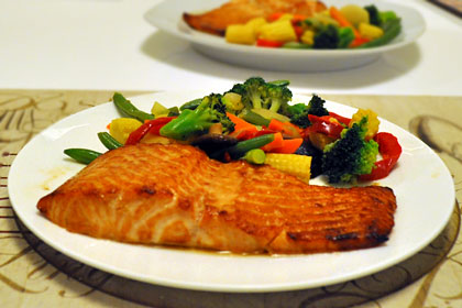 Маринованный Лосось Запеченный в Духовке