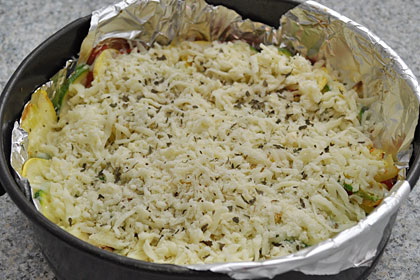 Кабачки с Картофелем и Помидором пошаговое фото 4