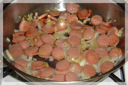 Омлет с Сосисками Запеченный в Духовке пошаговое фото 2