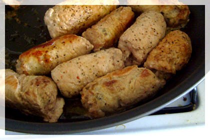 Свиные Рулетики с Грибами пошаговое фото 5 Свиные Рулетики с Грибами пошаговое фото 5