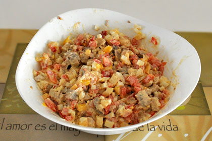 Салат из Свинины с Овощами пошаговое фото 4