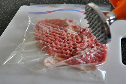 Pork Schnitzel with Sour Cream Sauce photo instruction 2 Pork Schnitzel with Sour Cream Sauce photo instruction 2