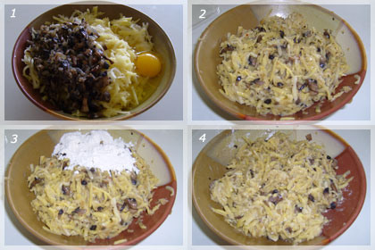 Potato Pancakes with mushrooms photo instruction 4