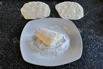 Треугольники из Рикотты пошаговое фото 6